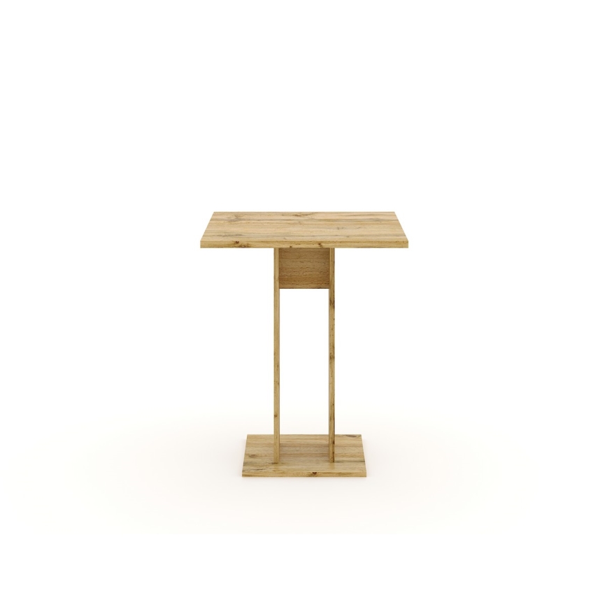 Tisch STRAPO 68x68 cm Wotan-Eiche