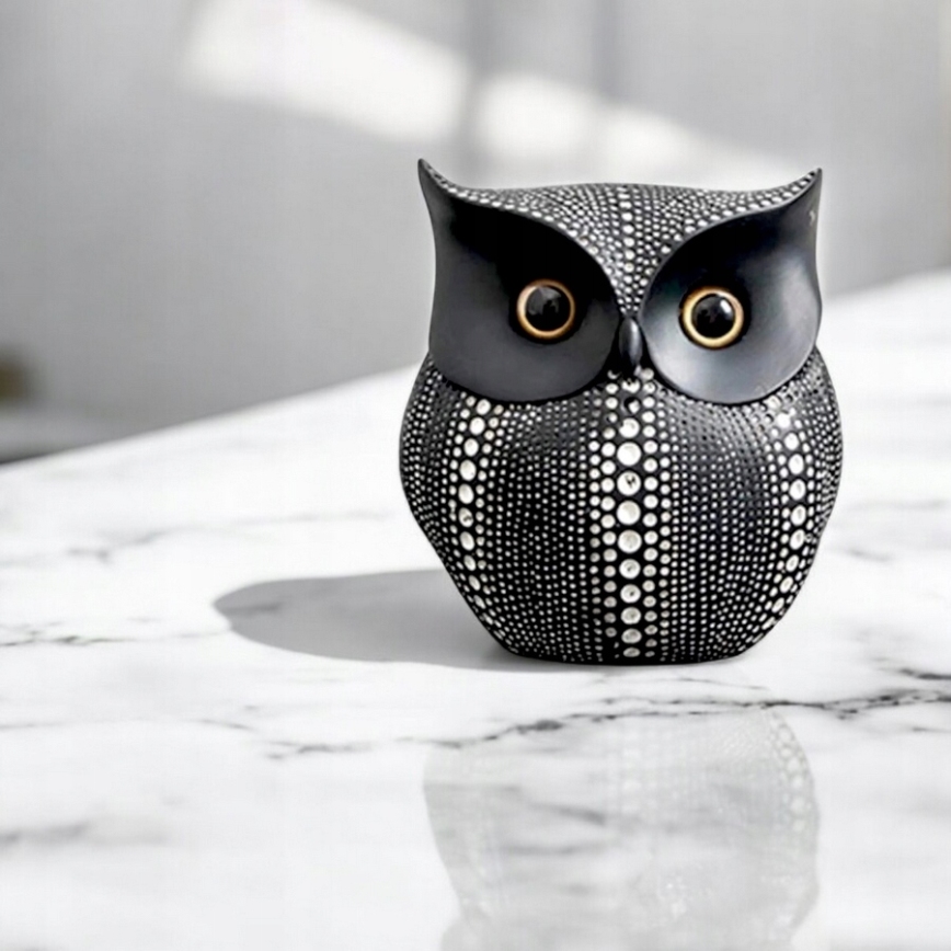 Tischdekoration, 15 cm, schwarz