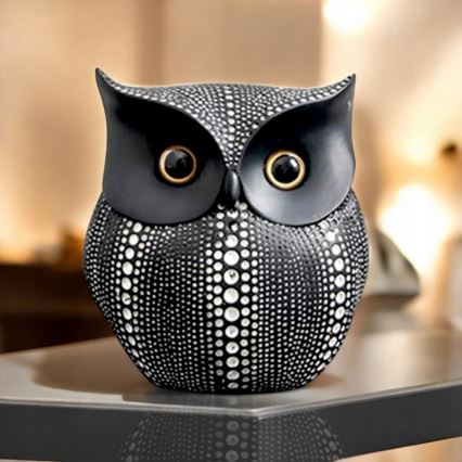 Tischdekoration, 15 cm, schwarz