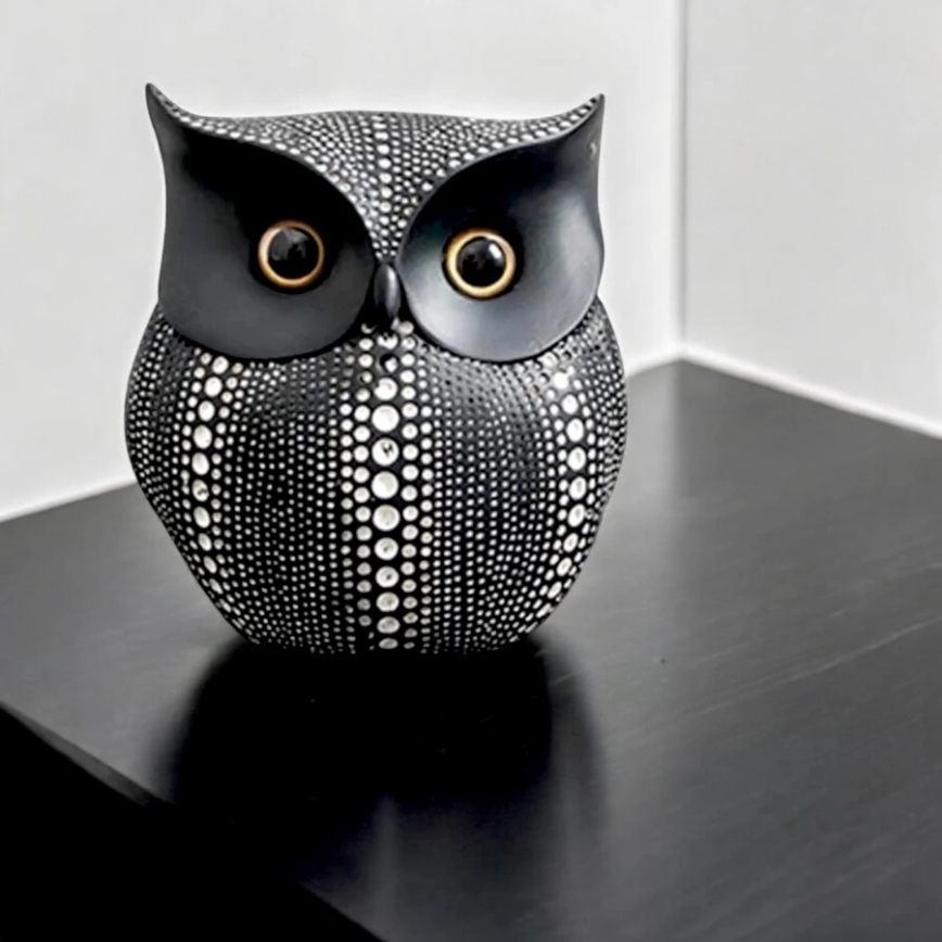 Tischdekoration, 15 cm, schwarz