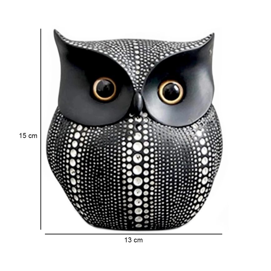 Tischdekoration, 15 cm, schwarz