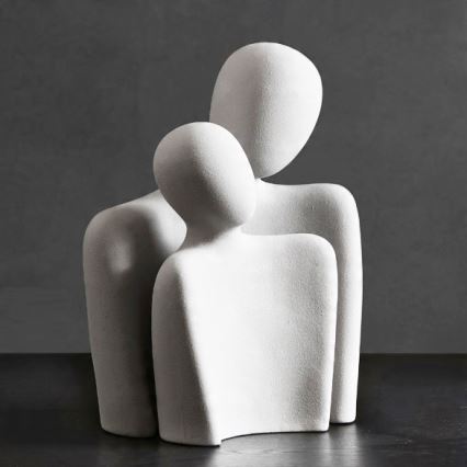 Tischdekoration 20x5,5x14,5 cm weiß