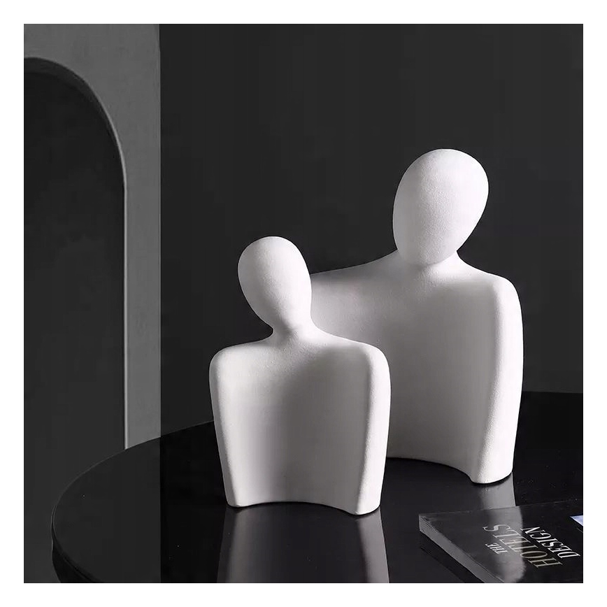 Tischdekoration 20x5,5x14,5 cm weiß