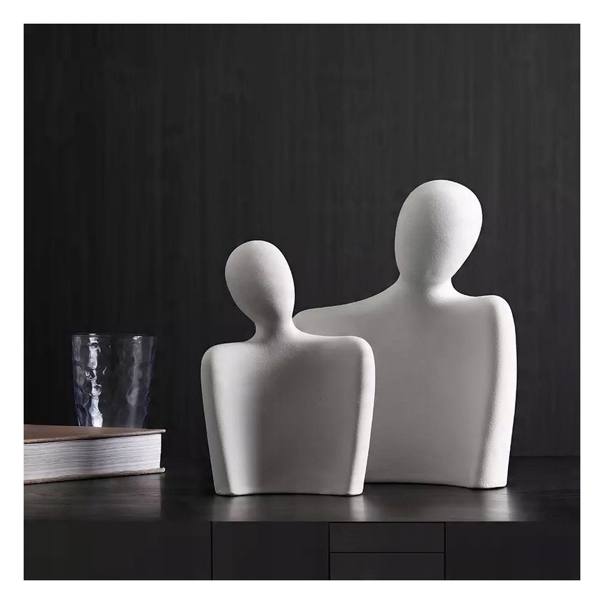 Tischdekoration 20x5,5x14,5 cm weiß