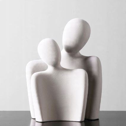 Tischdekoration 20x5,5x14,5 cm weiß