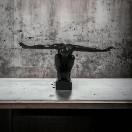 Tischdekoration 25x41x20 cm Harz/schwarz