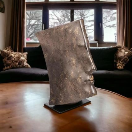 Tischdekoration 29x25x17 cm Harz/kupferfarben