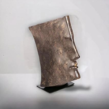 Tischdekoration 29x25x17 cm Harz/kupferfarben