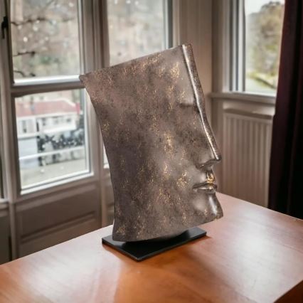 Tischdekoration 29x25x17 cm Harz/kupferfarben