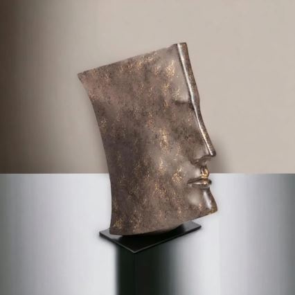 Tischdekoration 29x25x17 cm Harz/kupferfarben