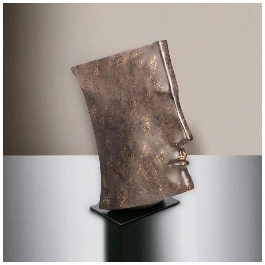 Tischdekoration 29x25x17 cm Harz/kupferfarben