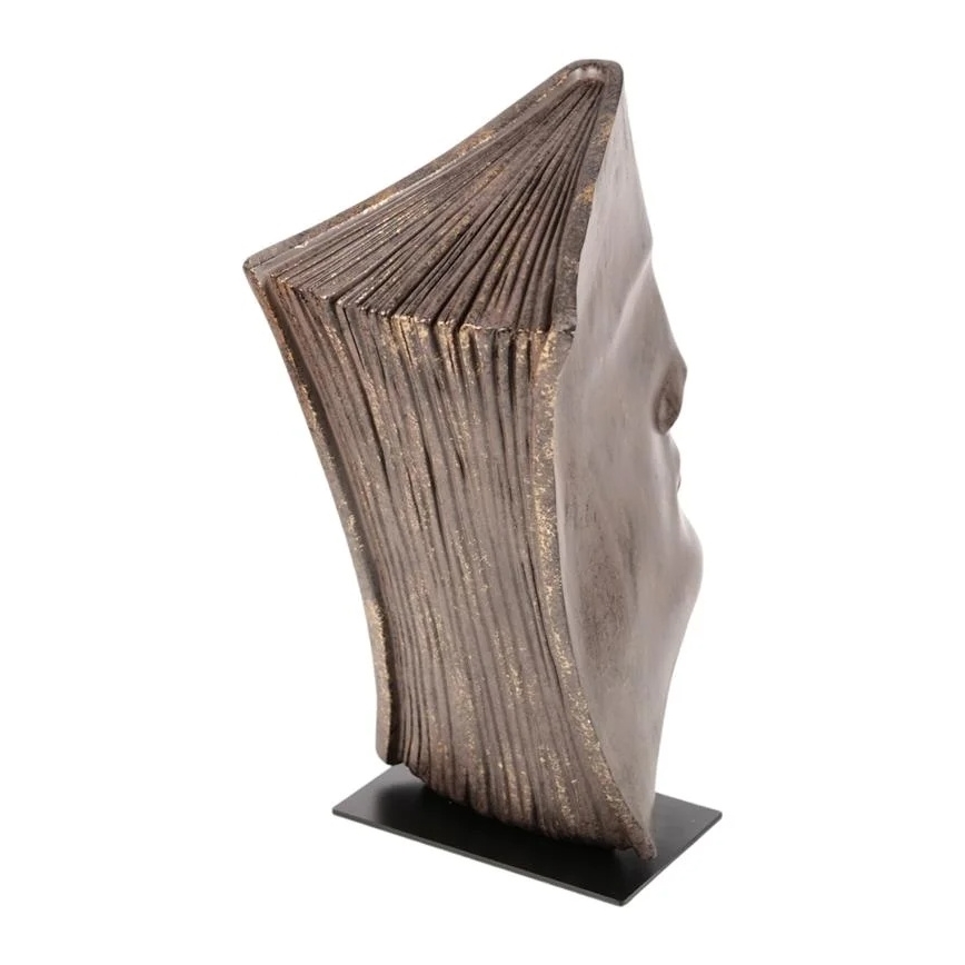 Tischdekoration 29x25x17 cm Harz/kupferfarben