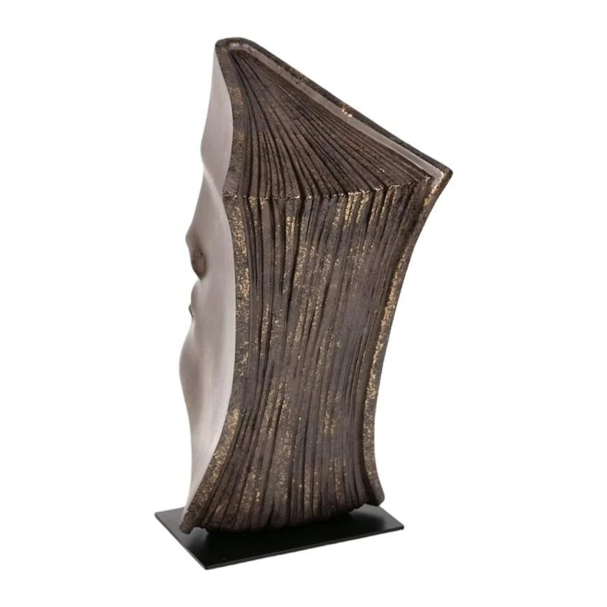 Tischdekoration 29x25x17 cm Harz/kupferfarben