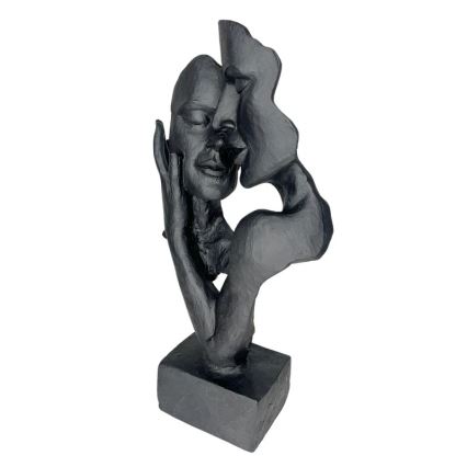 Tischdekoration 29x9x17 cm Harz/schwarz