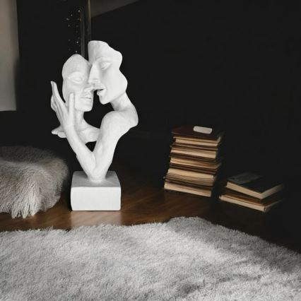 Tischdekoration 29x9x17 cm Harz/weiß