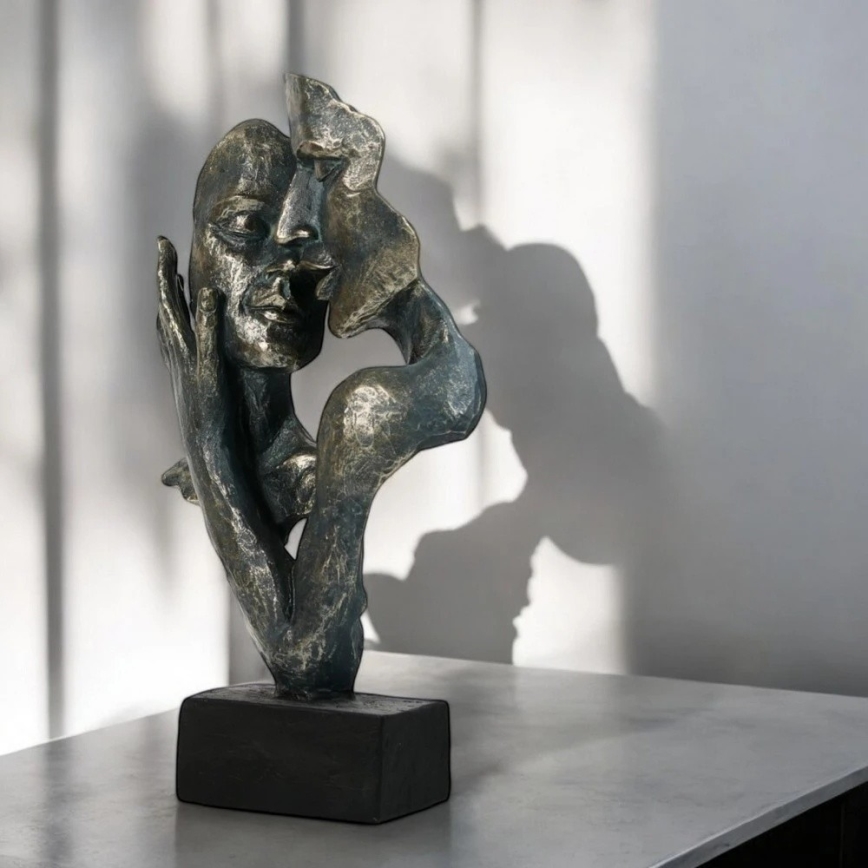 Tischdekoration 31,5x9,5x19 cm Harz/Patina