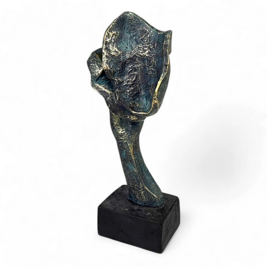 Tischdekoration 35 × 22 × 13 cm, aus Harz mit Patina