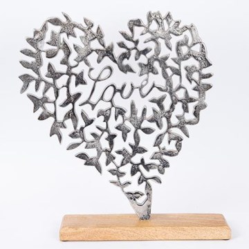 Tischdekoration Herz 41x35 cm