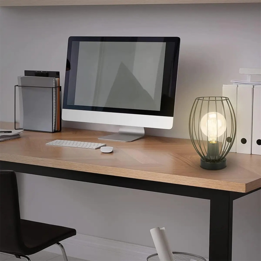 Tischlampe 1× E27, 25 W, 230 V – schwarz