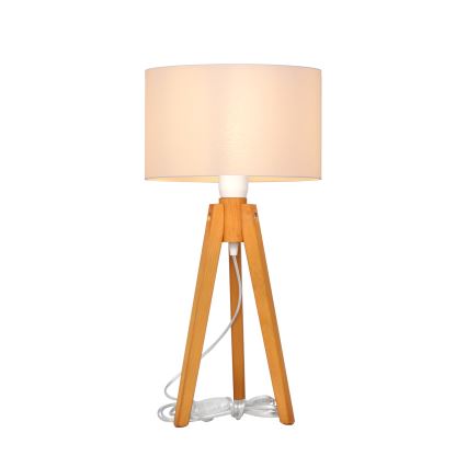 Tischlampe ALBA 1xE27/15W/230V weiß/Eiche