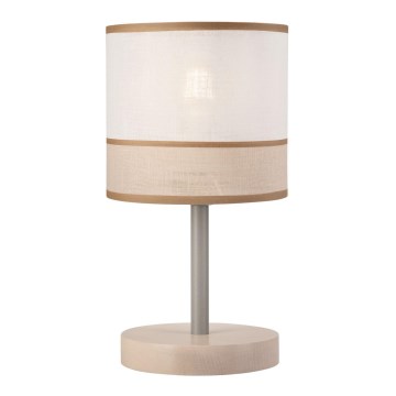 Tischlampe ANDREA 1xE27/60W/230V Buche