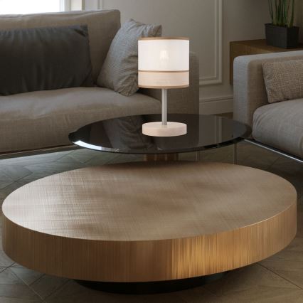 Tischlampe ANDREA 1xE27/60W/230V Buche