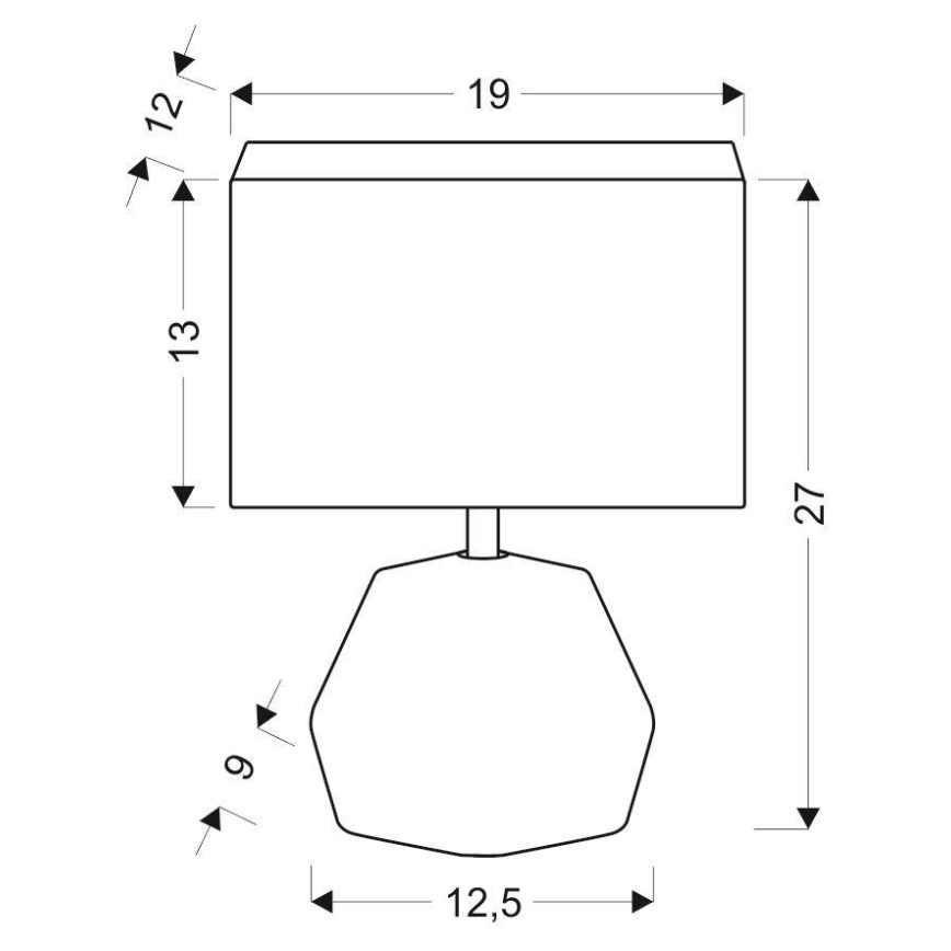 Tischlampe ANIMI 1xE14/40W/230V schwarz