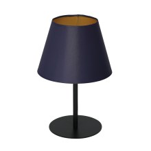 Tischlampe ARDEN 1xE27/60W/230V Durchmesser 20 cm violett/golden