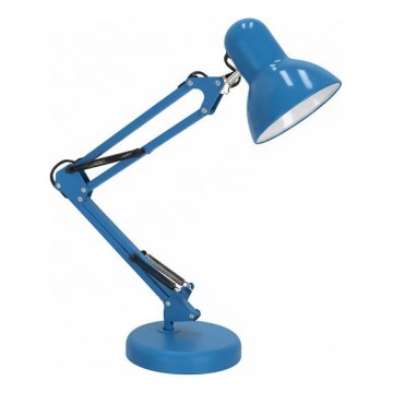 Tischlampe AURIQ 1xE27/60W/230V blau