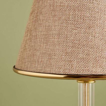 Tischlampe AYD 1xE27/40W/230V beige/gold