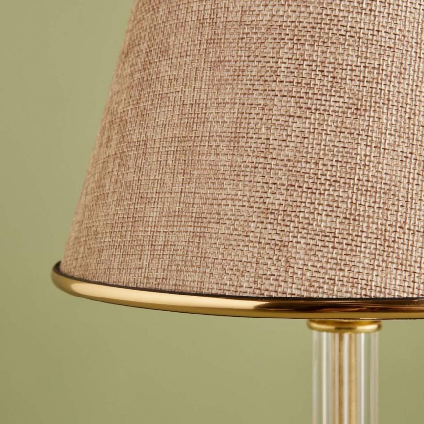 Tischlampe AYD 1xE27/40W/230V beige/gold