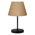 Tischlampe AYD 1xE27/40W/230V braun/schwarz