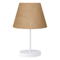 Tischlampe AYD 1xE27/40W/230V braun/weiß