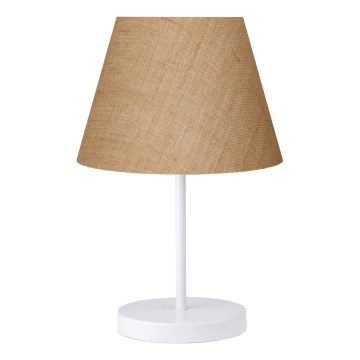 Tischlampe AYD 1xE27/40W/230V braun/weiß