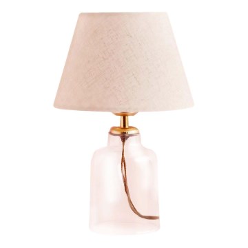 Tischlampe AYD 1xE27/40W/230V cremefarben/transparent