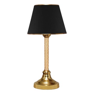 Tischlampe AYD 1xE27/40W/230V schwarz/gold