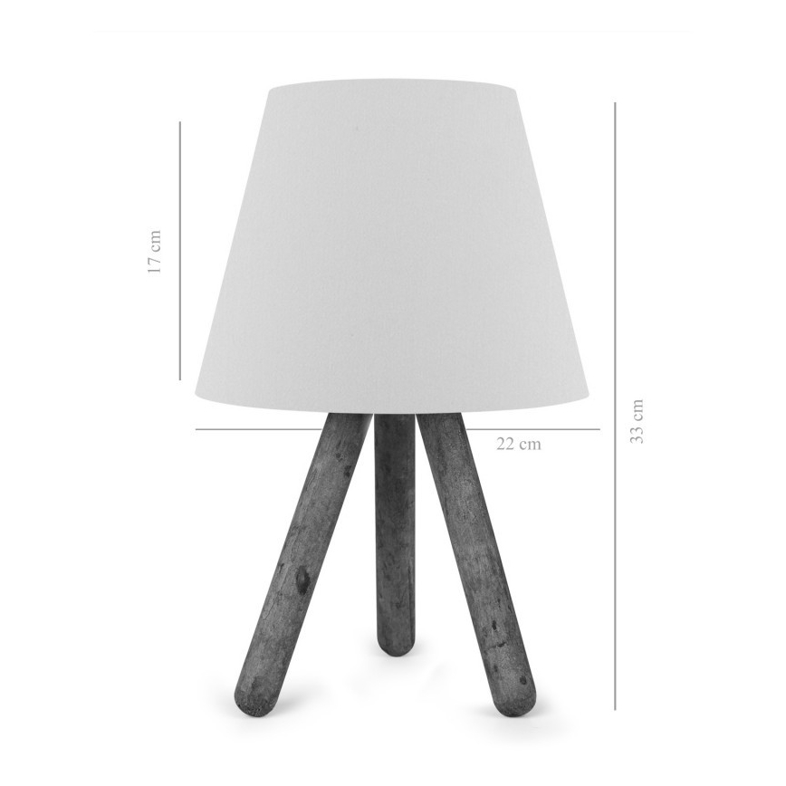 Tischlampe AYD 1xE27/60W/230V beige