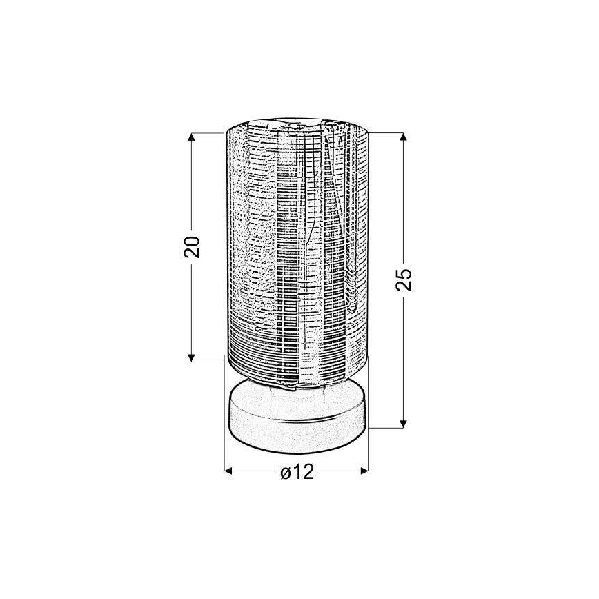 Tischlampe COX 1xE27/60W/230V