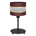 Tischlampe HELEN 1xE27/15W/230V braun/schwarz/gold