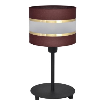 Tischlampe HELEN 1xE27/15W/230V braun/schwarz/gold