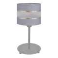 Tischlampe HELEN 1xE27/15W/230V grau/silber
