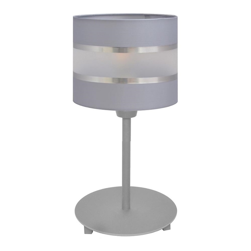 Tischlampe HELEN 1xE27/15W/230V grau/silber