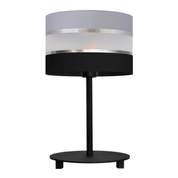 Tischlampe HELEN 1xE27/15W/230V schwarz/grau/silber
