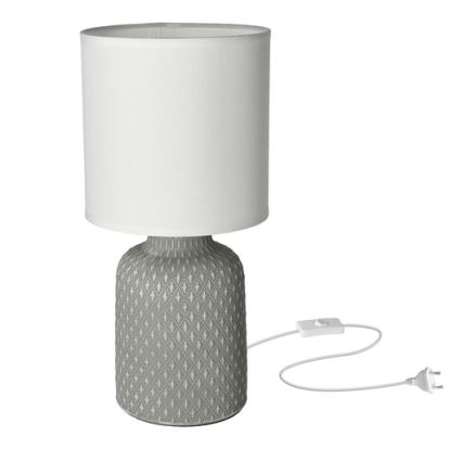 Tischlampe INER 1xE14/40W/230V grau