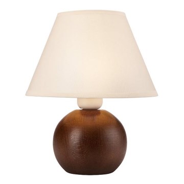 Tischlampe JUTA 1xE27/60W/230V Buche
