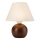 Tischlampe JUTA 1xE27/60W/230V Buche