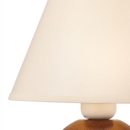 Tischlampe JUTA 1xE27/60W/230V Buche