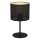 Tischlampe LOFT SHADE 1xE27/60W/230V Durchmesser 18 cm schwarz/golden