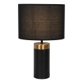 Tischlampe LUCIANO 1xE27/40W/230V schwarz/gold