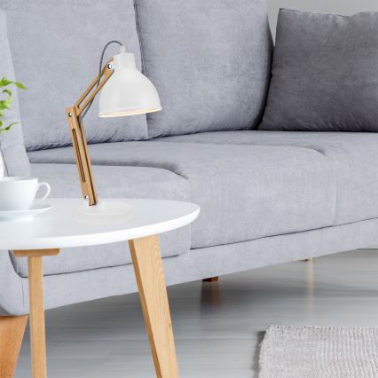 Tischlampe MARCELLO 1xE27/60W/230V Buche